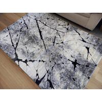 Aurora Grey Cracks 14mm Thick Modern Design Floor Area Rugs