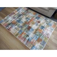 Aurora Multi Colour Pastels 14mm Thick Modern Design Floor Area Rugs