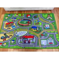 Street Road Rugs Aussie Footy 100x150cm, 200x200cm & 200x290cm Activity Playmats