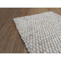 Avenue Design Knotted Texture Cream Floor Area Rug
