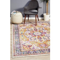 Bright Traditional Euphrates Design Multi Detailed Madallion Floor Area Rugs Runners and Circles
