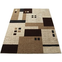 Soft Feel Modern Rugs Florence Panels Bone Rug