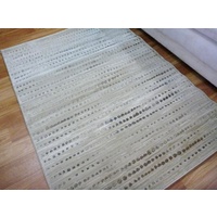 Soft Feel Modern Area Floor Rugs Florence Simple Lines Beige