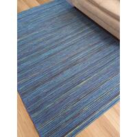 Brighton Blue Green Coloured Design Outdoor Patio Floor Area Rugs and Runners