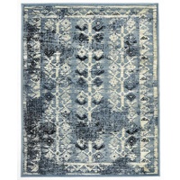 Urlu Contemporary Design Blue Copola Area Floor Rugs- Online