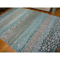 Modern Soft Heat-set Polypropylene Mesh Grey Pail Cannon 12mm Thick Floor Rugs