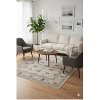 Persian Design Rugs Imagination Allover Beige Taupe High Quality