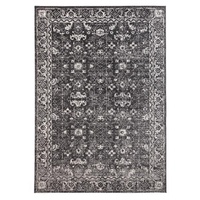 Persian Design Transitional Floor Area Rug Istanbul Charcoal Allover