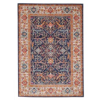 Persian Design Transitional Floor Area Rug Istanbul Multi Coloured Allover