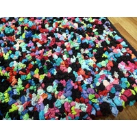 Recycled Cotton Chindi 20mm Thick Reversible Hand Loomed Multi-colour Floor Rug