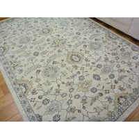 Subdued Shades Cream Subtle Allover Pattern Persian Classical Design Floor Area Rugs
