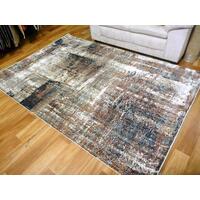 Thick Luxurious Modern Contemporary Kali Beige Worn Look Floor Rug
