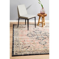 Traditional Ancestry Design Washed Floral Medallion Multi Floor Area Rugs Runners and Circles