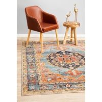 Traditional Ancestry Design Bright Medallion Multi Floor Area Rugs Runners and Circles