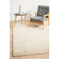 Modern Languid Design Cream Shag Floor Area Rugs