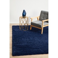 Modern Languid Design Navy Shag Floor Area Rugs