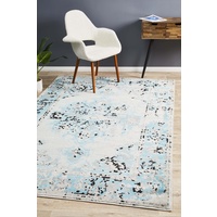 Emberlain Design Traditional Washed Out Floor Area Rug Blue Grey