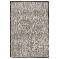 Modern Cottage Design Braids Flatweave Floor Area Rug Smoke