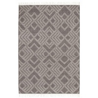 Modern Cottage Design Assention Wool Flatweave Floor Area Rug Ivory