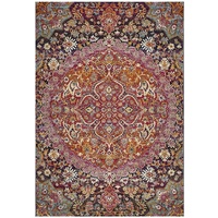 Traditional Vadran Design Ancient Bright Detailed Medallion Floor Area Rugs And Runners Multi