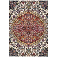 Traditional Vadran Design Ancient Bright Detailed Medallion Floor Area Rugs And Runners Rust