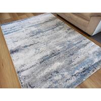 Modern Madeline Design Grey Blue Abstract Floor Area Rugs