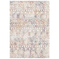Modern Contemporary Casablanca Multi Rustic Tribal Wash Oblongs & Round Rugs & Hall Runners