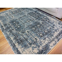 Soft Feel High Quality Floor Area Rugs Washed Dark Blue Modern Floor Area Rugs