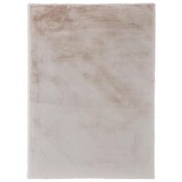 Super Soft Short Shag Hecate Design Cream Floor Area Rugs Circles and Shapes