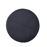 Super Soft Short Shag Hecate Design Charcoal Floor Area Rugs Circles and Shapes