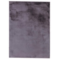 Super Soft Short Shag Hecate Design Gunmetal Grey Floor Area Rugs Circles and Shapes