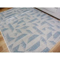 Modern Design Floor Area Rugs Dimensions Ivory Blue Classic