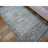 Persian Design Floor Area Rugs & Runner Tabernacle Grey Panels