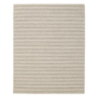 Chunky Braided Casellena Braided Grey Felted Wool Floor Area Rug