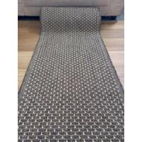 Rubber Back Hall Runner Flat-weave Gest Metal 67 or 80cm wide Plain Design by the Meter