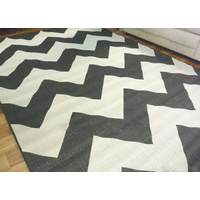 Outdoor Rugs Moda Black Chevron