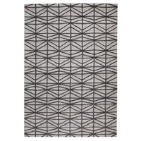 Modern Illusions Design Geo Wool Viscose Multiweave Floor Area Rug Grey