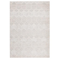 Modern Illusions Design Fletching Wool Viscose Multiweave Floor Area Rug Grey