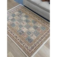 Persian Rugs Heritage Cream Floor Area Rug Panel Soft Feel Pile