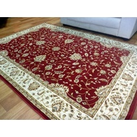 Persian Rugs Heritage Red Floor Rug All Over Soft Feel Pile