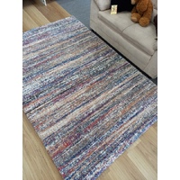 Sight Multi Coloured Lines Modern Design Soft 20mm Thick Floor Area Rugs