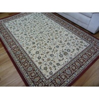 Elite Cream Red Persian Allover Design Soft High Quality Floor Area Rugs