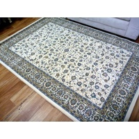 Elite Cream Beige Border Persian Allover Design Soft High Quality Floor Area Rugs
