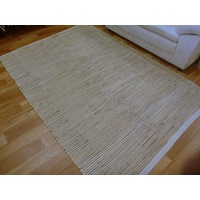 Natural Fiber Hyacinth Flat-weave Floor Area Rug