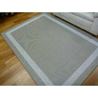 Washable & Reversible Outdoor Patio Plain Design Coffee Floor Area Rugs