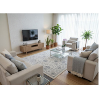 Elite Mushroom Grey Persian Design Soft High Quality Allover Floor Area Rugs