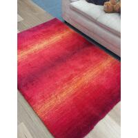 Super Soft n Cuddly 23mm Thick Pile Graduation Sunburst Modern Floor Rugs