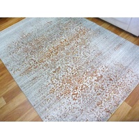 Unique Ivory Taupe Rust Transitional Modern Wash Design Soft Very High Quality Floor Area Rugs