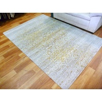Unique Ivory Gold Rust Transitional Modern Wash Design Soft Very High Quality Floor Area Rugs