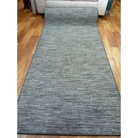 Clearance Runners Metallic Grey Sisal Look Indoor Outdoor Runner End of Roll Edged